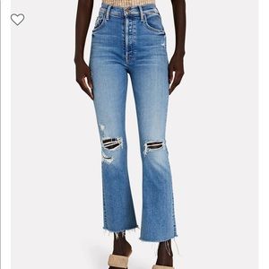 MOTHER Tripper Ankle Fray Jeans